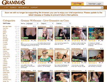 Tablet Screenshot of grammas.com